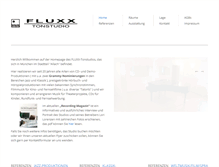 Tablet Screenshot of fluxx-tonstudio.de